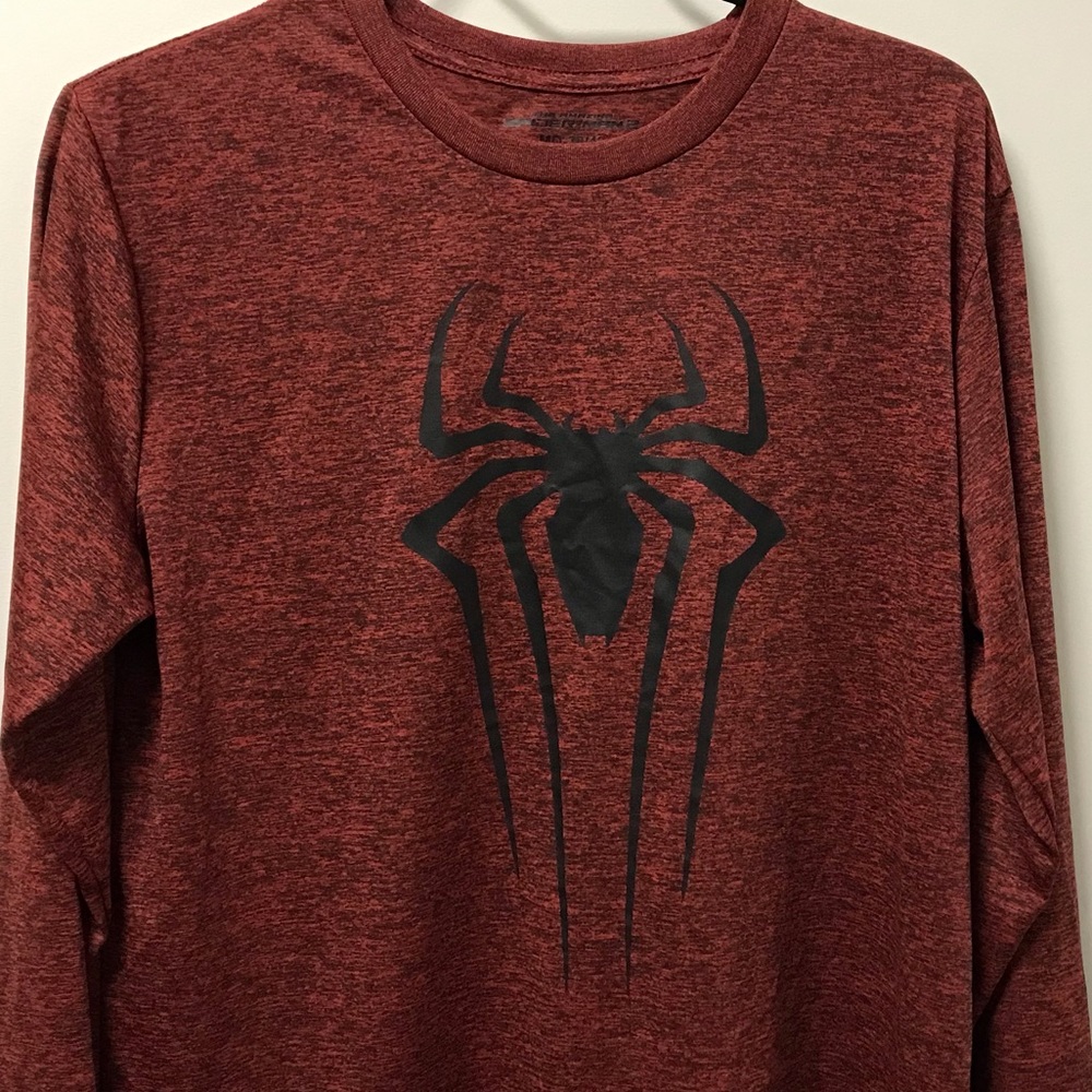 Amazing Spider Man 2 Red Polyester Shirt! - Picture 1 of 10